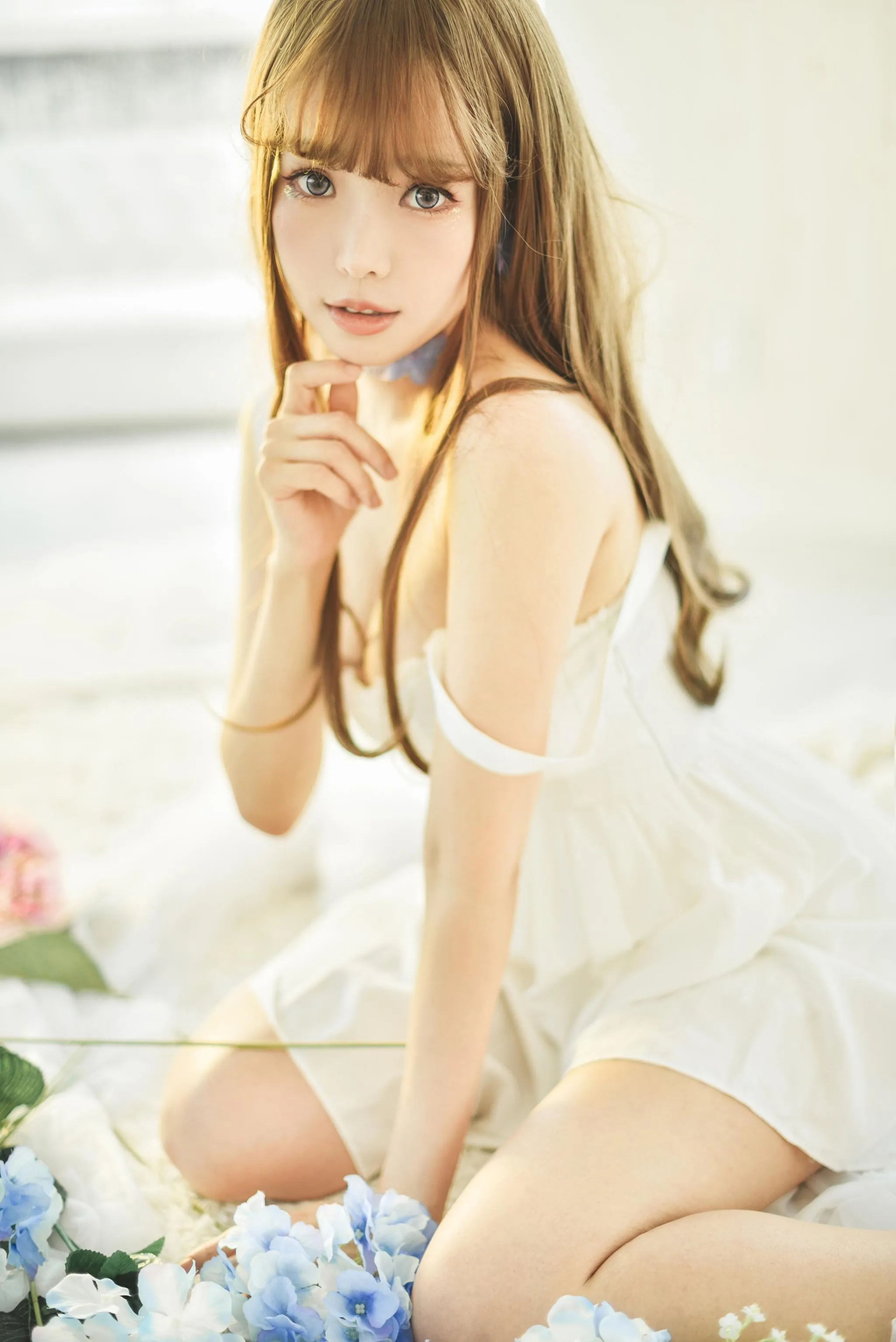 ElyEE子 – NO.76 White Dress [22P]插图5